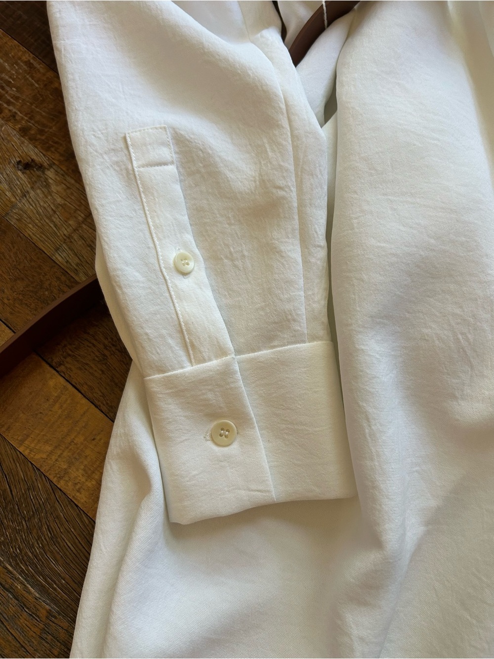 TIBI Drape Twill Wrap Dress in White - Picture 9 of 16